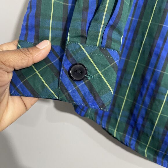Appleseed's Women's Plaid Button-Up Size 12 Cozy Fall Shirt, Long Sleeves - Picture 6 of 11
